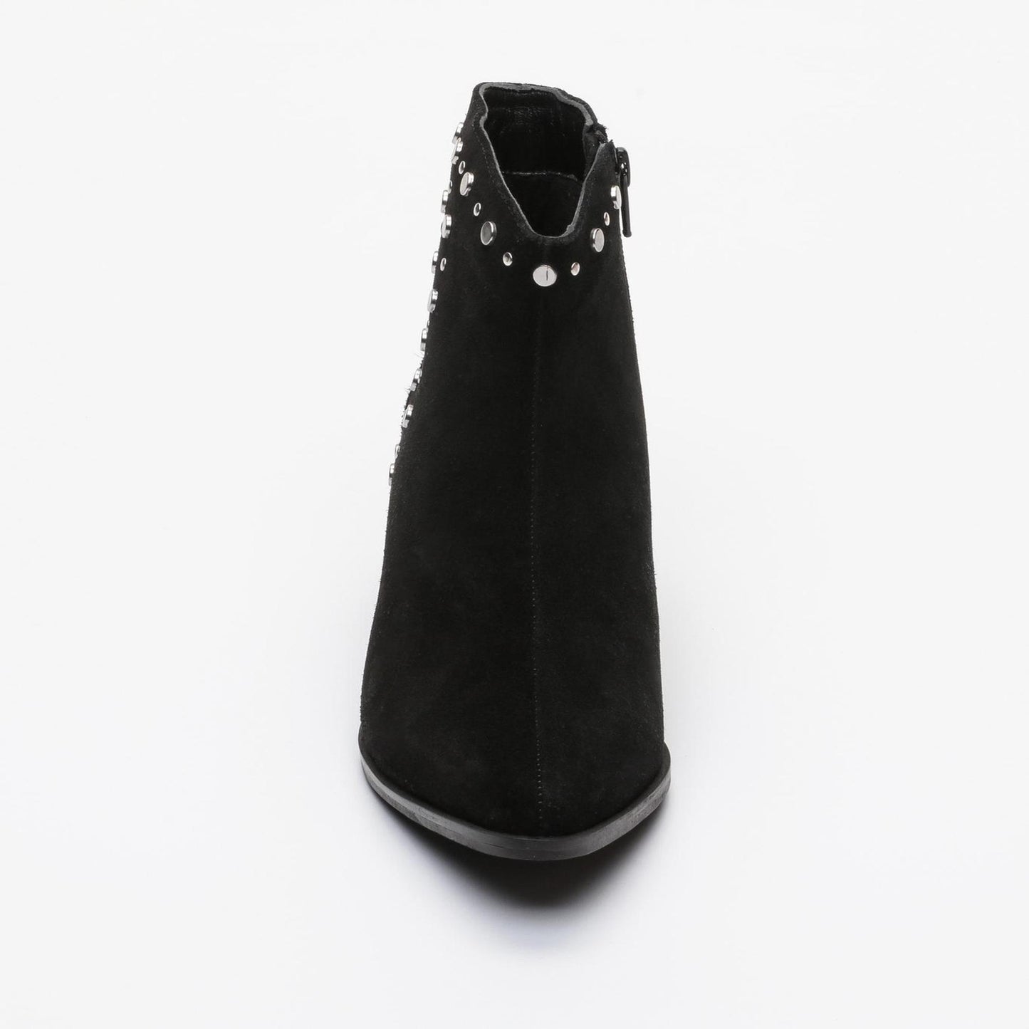 DALVA bottines à talon en cuir noir