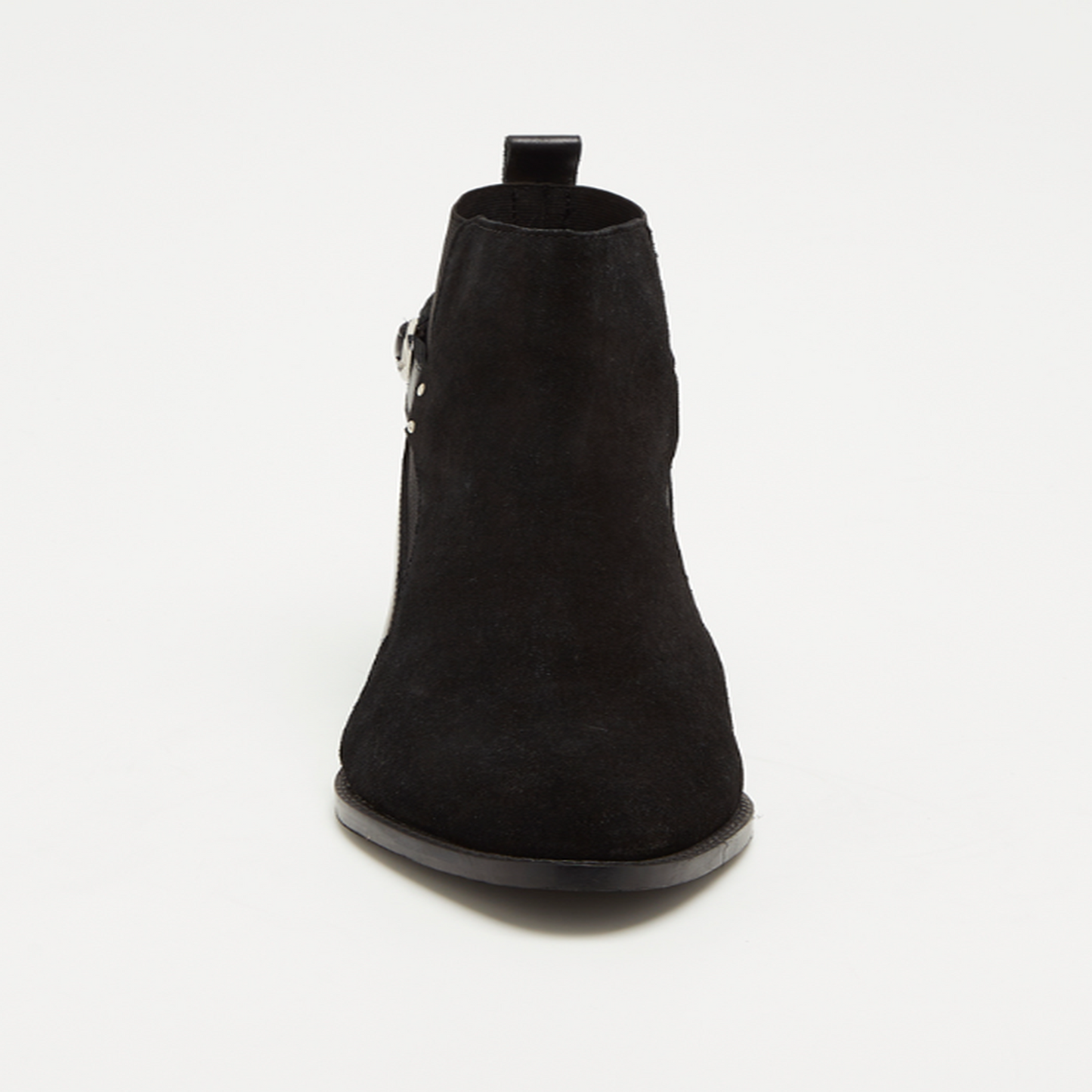 DOROTEA bottines à talon en cuir noir