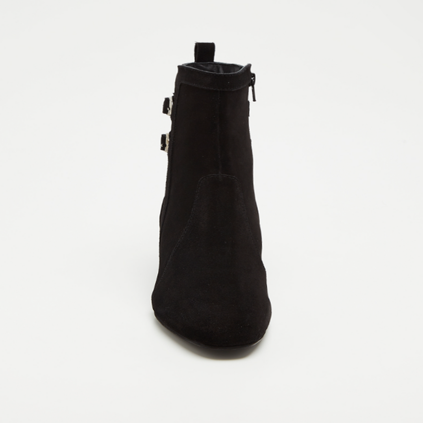 MARITA bottines à talon en cuir noir